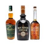 weller special reserve bourbon​, Sazerac Rye, buffalo trace bourbon and cream​